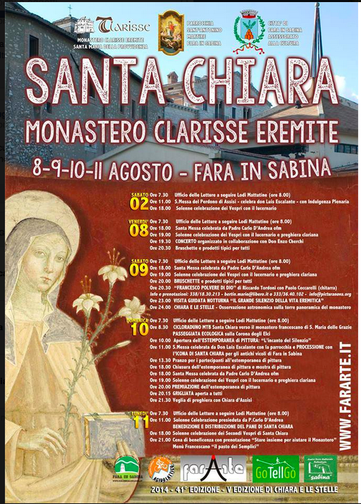 Appuntamenti religiosi - Fara in Sabina (RI)